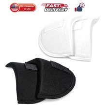 2 Pairs Sponge Shoulder Pads, Foam Shoulder Pads for Costume, White Black Men...