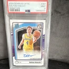 Panini 2024-25 Donruss Optic Dalton Knecht Rated Rookie Auto #307 PSA 9 Lakers