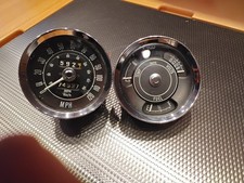 Smiths Original Instrumente Tachometer Tank Volt und Temperatur Anzeige Set