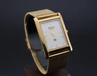 GOLD Seiko Slim Quartz Gentlemen's Wrist Watch - FREE SHIPPING