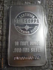 10 oz SS Gairsoppa shipwreck silver bar sealed.    .999 fine silver.
