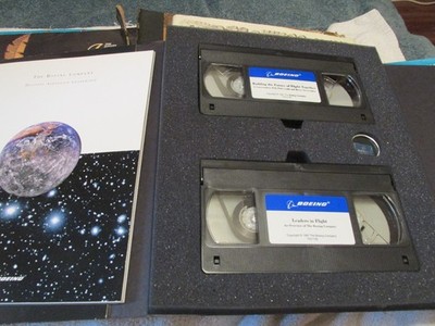 BOEING VHS Building the Future of Flight Together Package VHS Pin Book GIFT SET