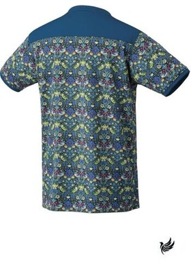 YONEX ユニ ゲームシャツ ワールドコレクション ナイトスカイ 609 Ｏ Yonex] Short Sleeve Uniform Game Shirt Fit Style Night Sky 609 M