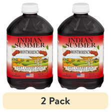  2 Pack  Montmorency Cherry Juice, Tart Cherry Juice with Real Fruit, 46 Fl Oz