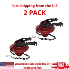 2 in. Universal Longest Lasting Chlorine Resistant Toilet Tank Flapper 2 PACK