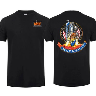Moonshot NOS T-Shirt ? 3500 Horsepower Rocket Engine Graphic Tee with Flame