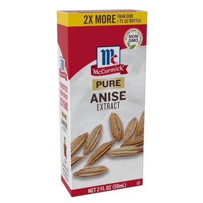 McCormick Pure Anise Extract, 2 fl oz 2 (Pack of 1), 2 Fl Oz 1) 