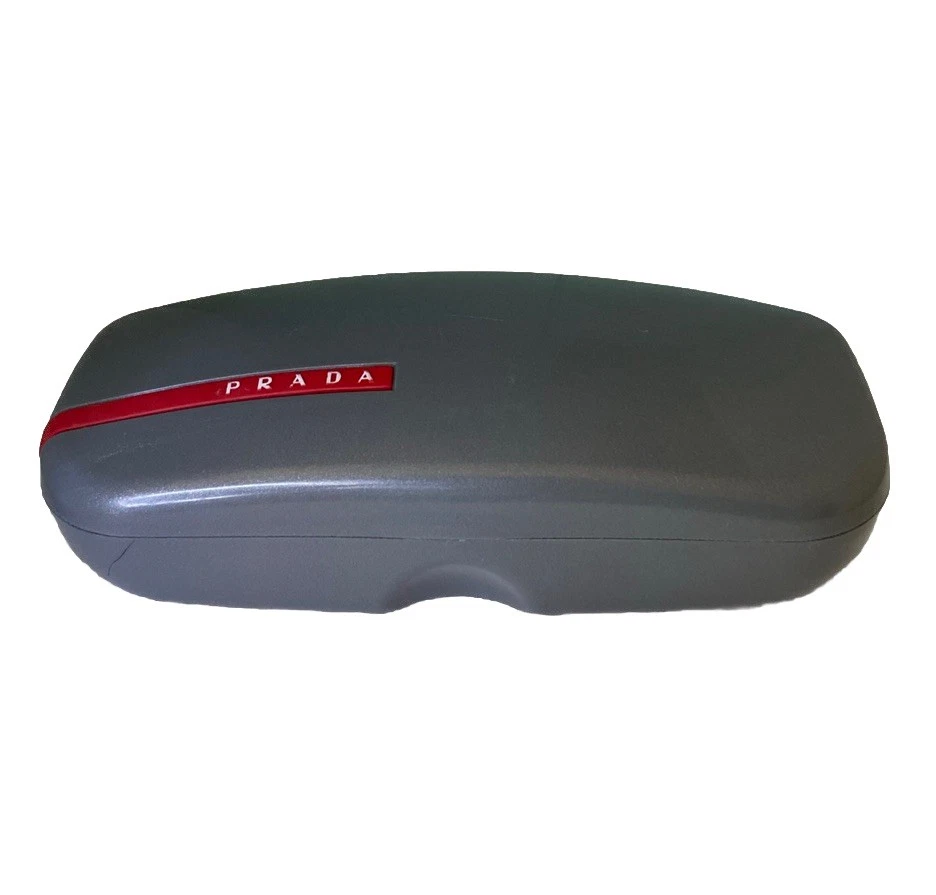 Prada Grey Sport Sunglasses Hard Shell Case Only-GUC Prada authentic Gray Hard sunglass case | eBay main image 4