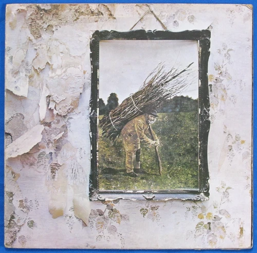 Led Zeppelin * IV * 4 1971 UK LP A3 B4 'TOP ERROR' PLUM Label * PLAYS VERY GOOD!