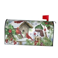 Winter Mailbox Covers Magnetic Standard Size 18x21 21X18 Inch Winter Snowman
