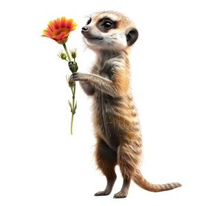 Meerkat Self Adhesive Vinyl Sticker