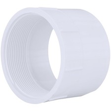 Charlotte Pipe 4 In. Hub x 4 In. FPT Schedule 40 DWV PVC Adapter Charlotte Pipe