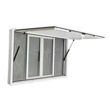 48x30 Inch Aluminum Alloy Concession Window with 4 Sliding Screens