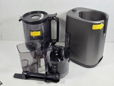 YOYDS Cold Press Masticating Juicer JE120-83M00 Wide Feed Slow Juicer Black