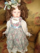 1993 Porcelain 25" Doll Vincent J. DeFilippo Removable Dress Signed 179/2000