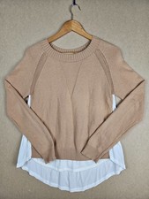 Witchery Women s Layered Knit Top Size M Came...
