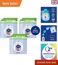 3 x 1L Aloe Vera Antibacterial Hand Wash Refill - Moisturizing & Eco-friendly 4.66 per litre