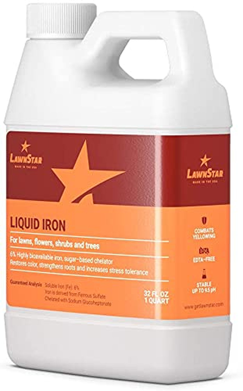 Liquid Iron (32 OZ) for Plants - Multi-Purpose, Suitable for Lawn, Flowers, Shru