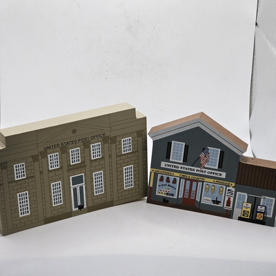 Cat's Meow United States Post Office Town & Country Store Series xi Set Of Two