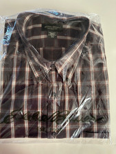 Brand New Eddie Bauer Men s XXL Tall Plaid. Shirt in original packaging.