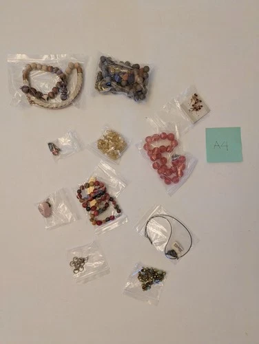 Mixed vintage costume jewelry lot earrings necklace bracelet watch ring brooch