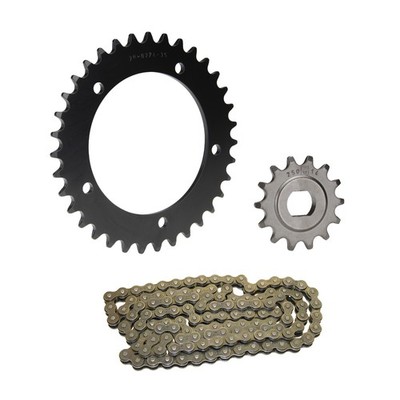 Kettensatz Kettenrad 35Z Ritzel 14Z für Hercules MK 1 2 S (Speichenrad)