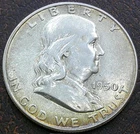 US 1950-D Franklin Half Dollar  **