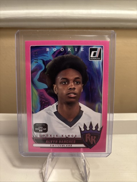 2025-2026 Donruss Road To FIFA World Cup Alvyn Sanches Rookie Kings Pink /25