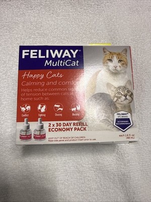 Feliway Multicat Diffuser refill, 48ml - 2 Pack