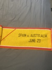 Espa a Spain Yellow Flag Warm National Team Football Scarf World Cup Soccer 52