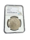 1921-S $1 Morgan Dollar 90% Silver NGC MS64 US Coin