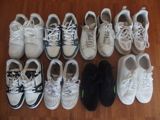 Konvolut von 8 hochwertigen Markenschuhen Louis Vuitton Balenciaga Alexander M