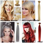 9A 1G 14"-24" Nano Ring Tip Micro Bead Remy Human Hair Extensions Double Drawn