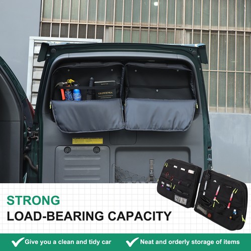 Bolsa organizadora de almacenamiento puerta trasera maletero para Toyota Prado FJ120 03-09 - Imagen 10 de 23