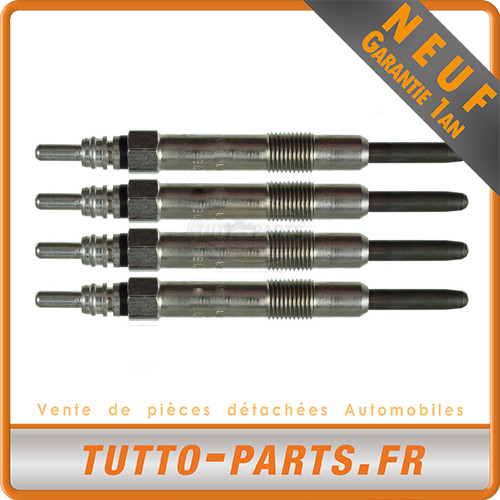 4 Bougie préchauffage 71735458 contre les démarrages difficiles en hiver