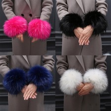 Oversleeve Imitation Imitation Sleeve Wristlet Oversized Fur Furry Windproof