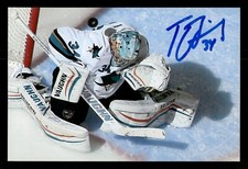 Troy Grosenick Autographed 4x6 Color Photo San Jose Sharks Goalie #34 Streaked