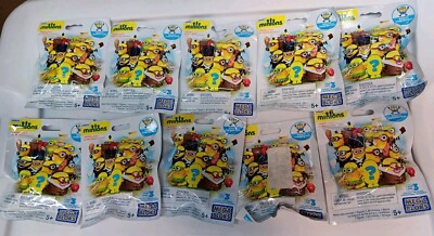Mega Bloks Despicable Me Minions Blind Bag Series 3 figures SEALED NEW LOT OF 10