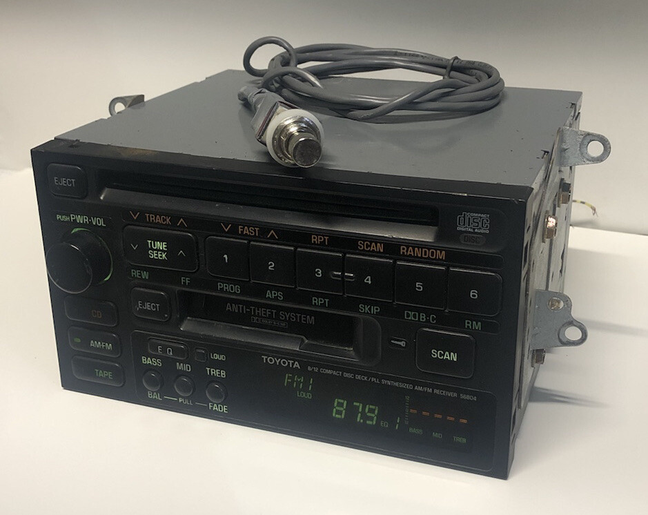 ✓92-95 Toyota 4Runner Land Cruiser AMFM CD Radio 86120-33100