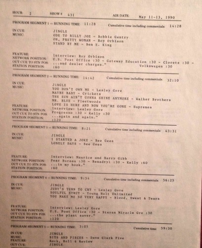 RADIO SHOW: DICK CLARK'S RR&R 5/11/90 LESLEY GORE TRIBUTE & '64 w/14 INTERVIEWS - Picture 5 of 7
