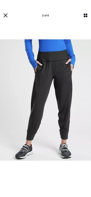 Athleta Rainier Distance Jogger Black S Small 4 6 for sale online | eBay