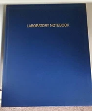 BookFactory/Laboratory Notebook - 96 Pages (.25" Grid Format) 8 7/8" x 11 1/...