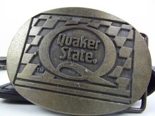 VTG 80's Belt Buckle Quaker State Oil Racing