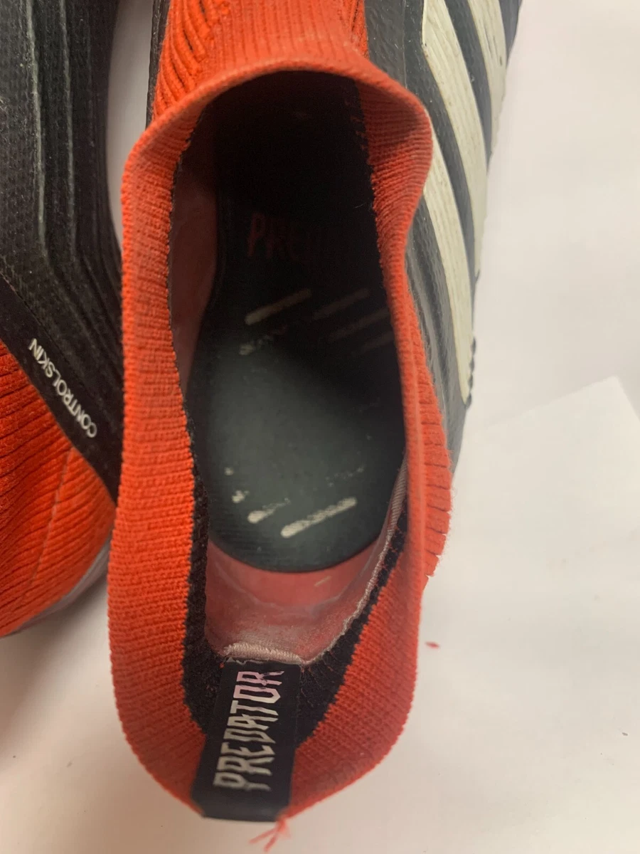 Adidas Predator Control Skin Cleat Red/Black Soccer Cleats Youth Size 6