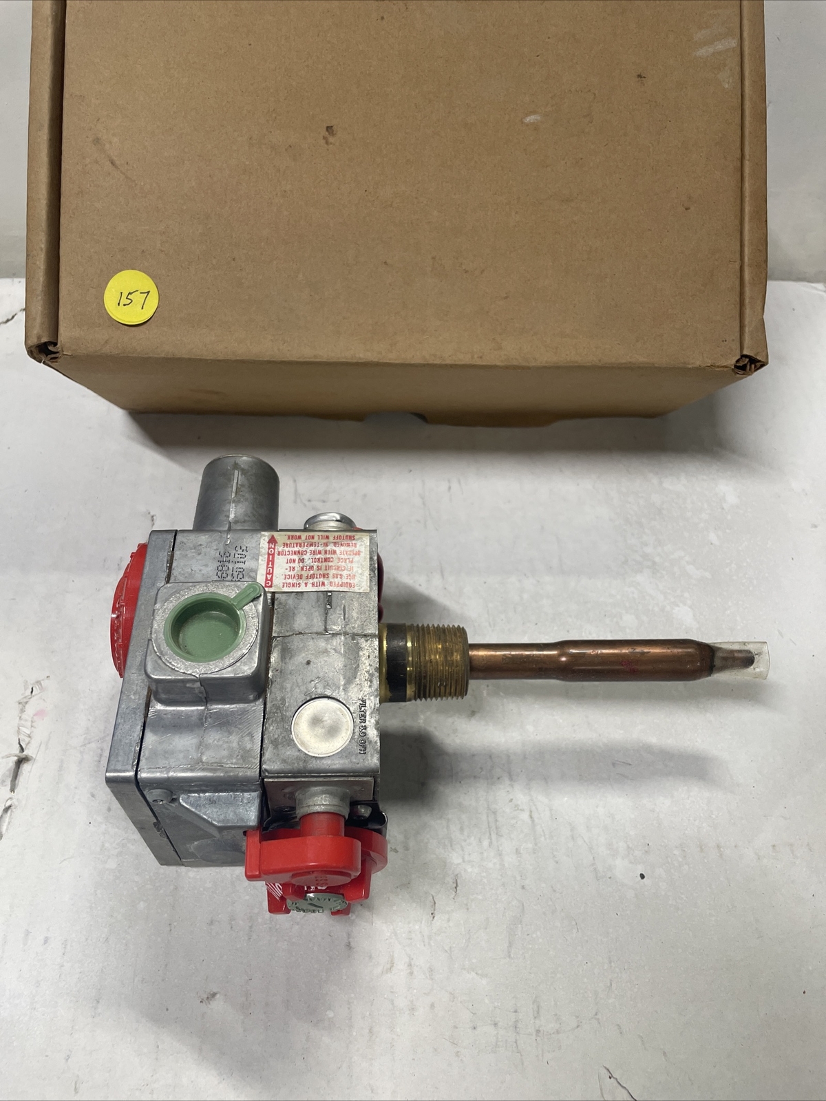 Rheem Water Heater Shut Off Valve Water Heater Rheem Parts 110-326 Natural  Gas Gas Valve - Main Image