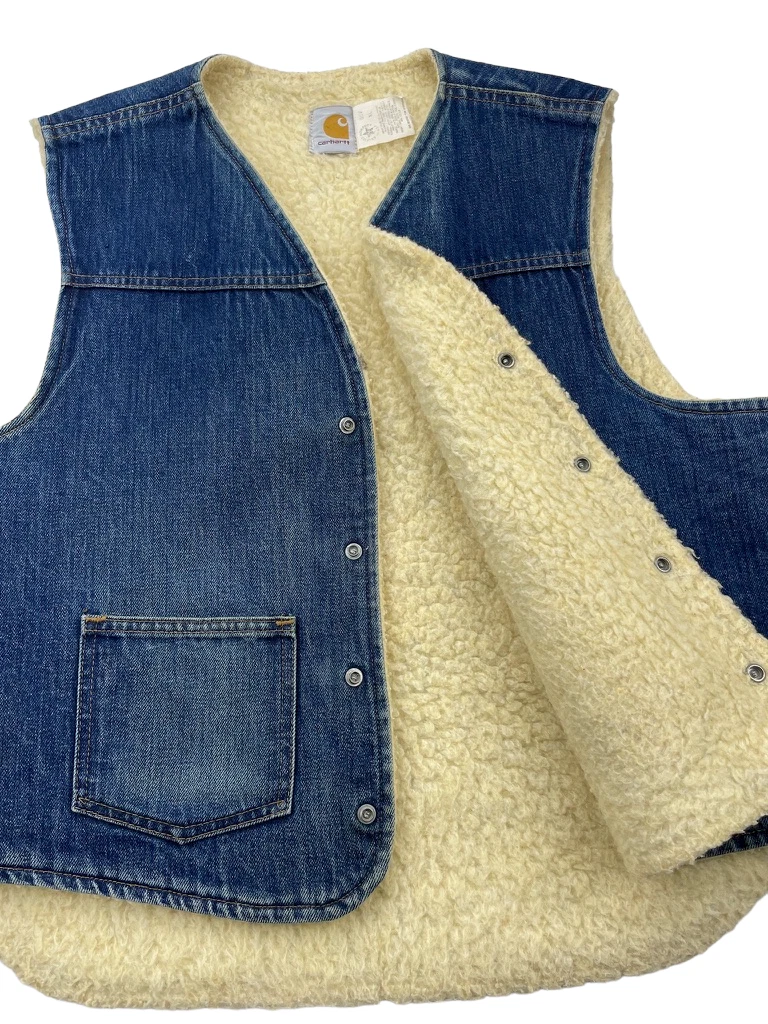 carhartt jean vest