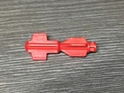 1987 GI JOE Cobra WOLF MISSILE x1 Hasbro Original Vehicle Part Red