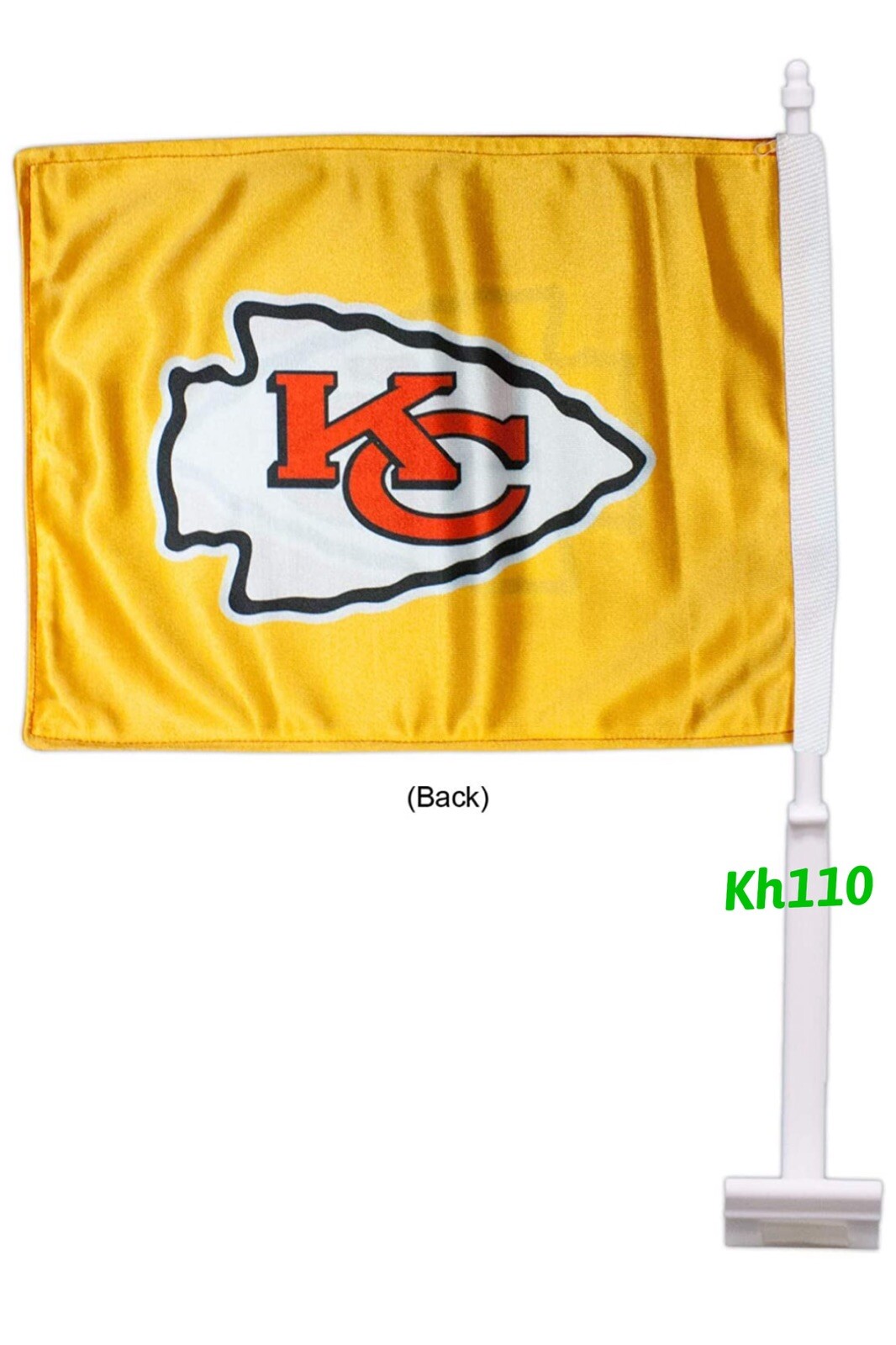 NFL Kansas City Chiefs Car Auto Flag & Pole 2 sided 2 Tone Color eBay