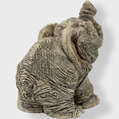 Stone Critters Littles Elephant Figurine USA United Design Corp SCL-006 - Picture 2 of 10