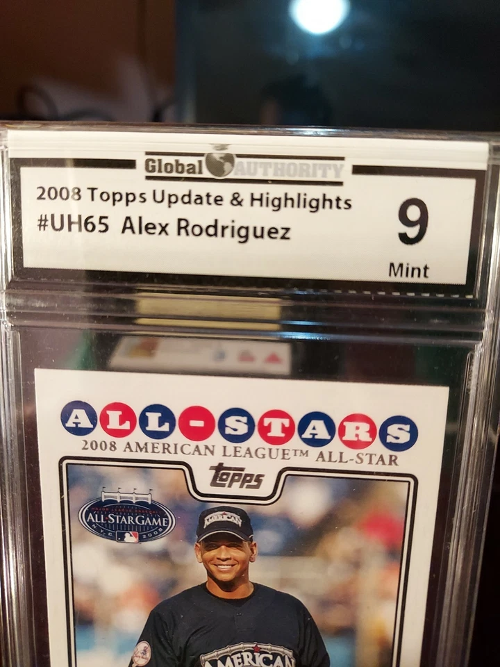 Alex Rodriguez 2008 Topps Update & Highlights UH65 Global Grade 9 Mint New York  - Image 3 of 4
